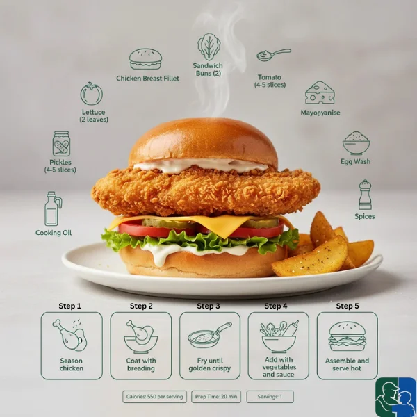 Chicken Fillet Burger Optimized